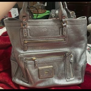 London Anya Hindmarch Silver Tote Purse